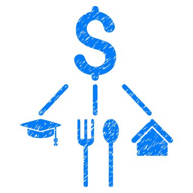 Tüketim desen Grunge simgesi