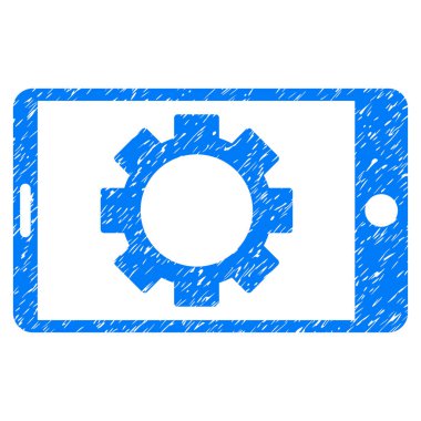 Telefon ayarları dişli Grunge simgesi