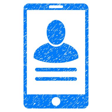 Mobil kullanıcı özellikleri Grunge simgesi