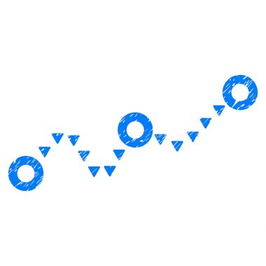 Noktalı grafik Grunge simgesi