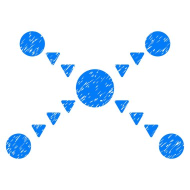 Noktalı bağlantılar Grunge simgesi