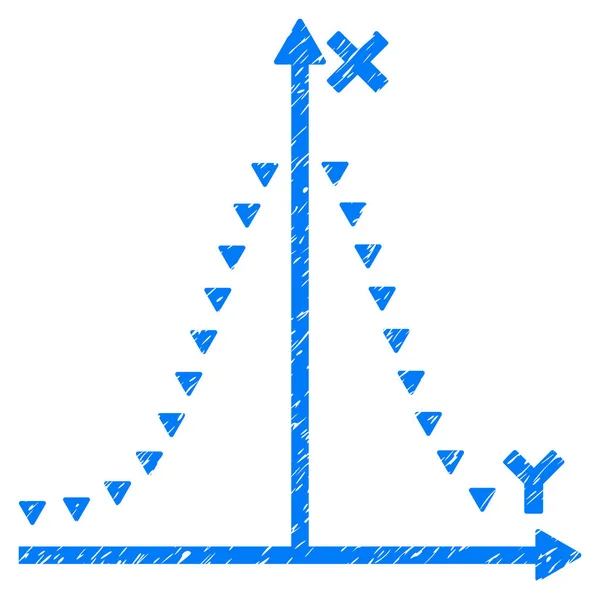 Gepunktete Gauß-Grunge-Ikone — Stockvektor
