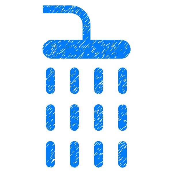 Shower Grunge Icon — Stockvector