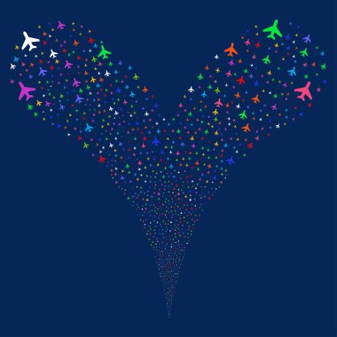 Hava uçak çeşme akımı