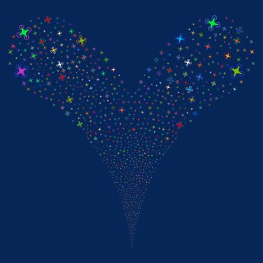 Hava dron çeşme akımı