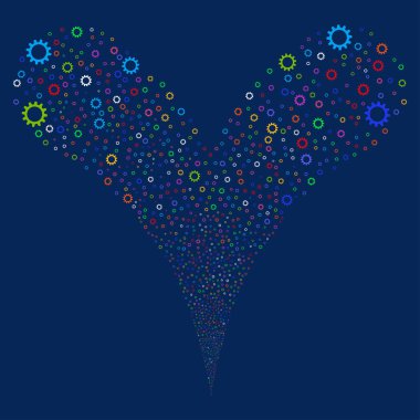 Karikatür çeşme dere