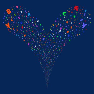 Para birimi simgeleri çeşme dere