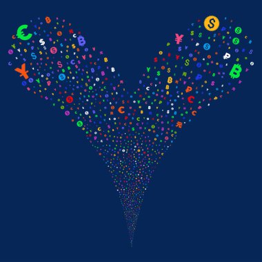 Para birimi simgeleri çeşme dere