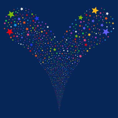 Havai fişek yıldızı çeşme dere