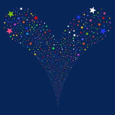 Havai fişek yıldızı çeşme dere