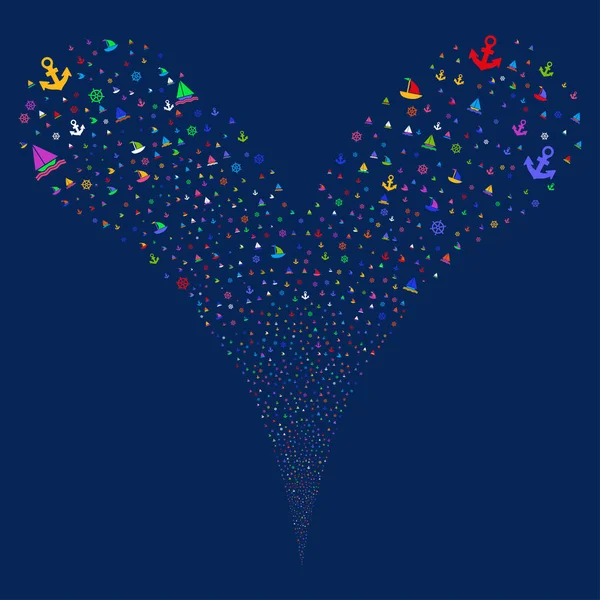 Tekne yelken çeşme dere