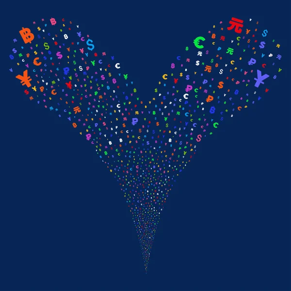 Para birimi simgeleri çeşme dere