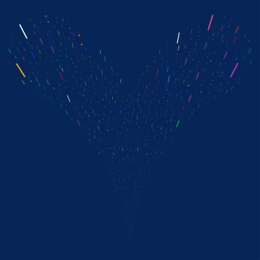 Çizgiler ve noktalar çeşme dere