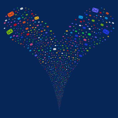 Posta zarf çeşme akışı