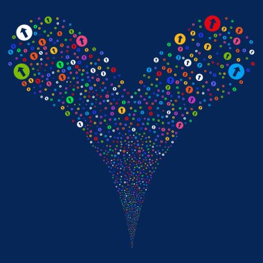 Yuvarlak ok çeşme dere