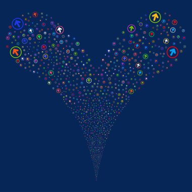 Yuvarlak ok çeşme dere