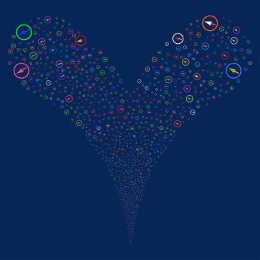 Keskin yuvarlak ok çeşme dere