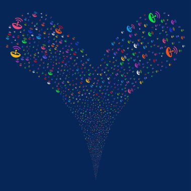 Alan anten çeşme akışı