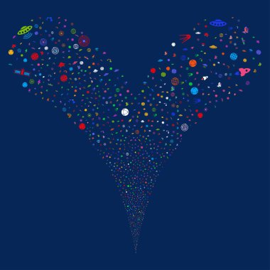 Alan teknoloji sembolleri çeşme akışı