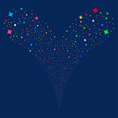 Sparcle yıldızı çeşme dere