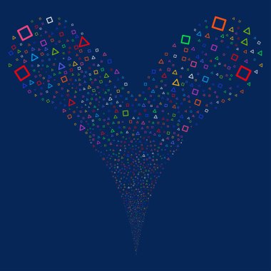 Üçgen ve kare kare çeşme dere