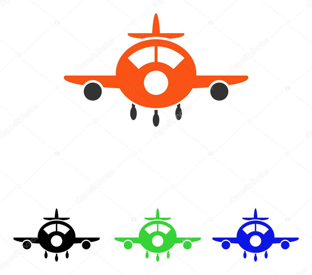 Aircraft Flat Vector Icon