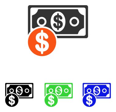 Nakit düz vektör simgesi