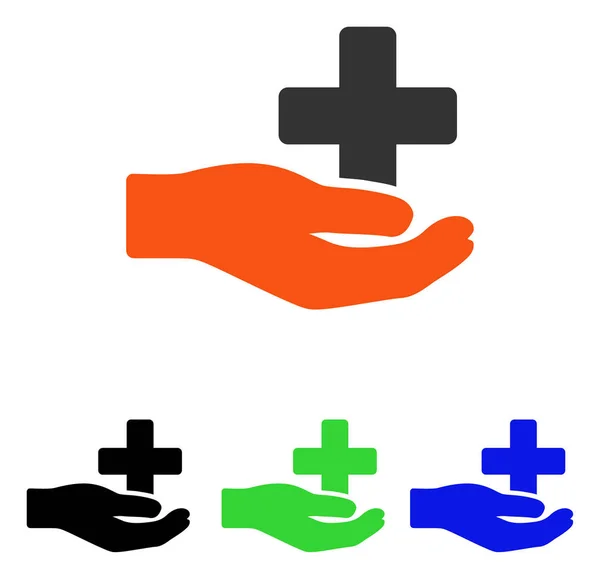 Икона "Пожертвования на здравоохранение" — стоковый вектор