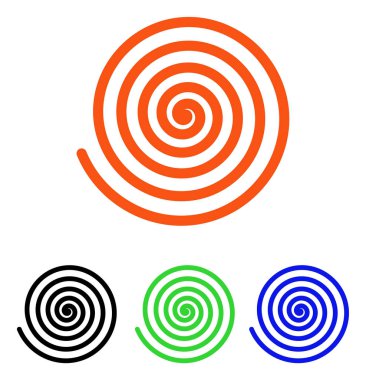Hypnosis Flat Vector Icon clipart