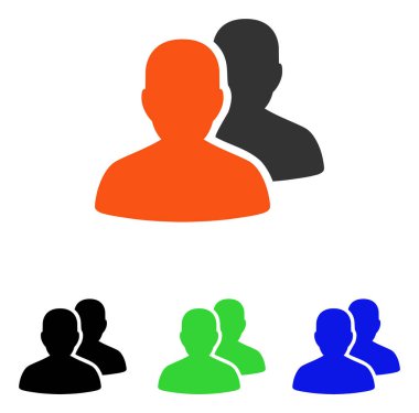 Hasta düz vektör simgesi