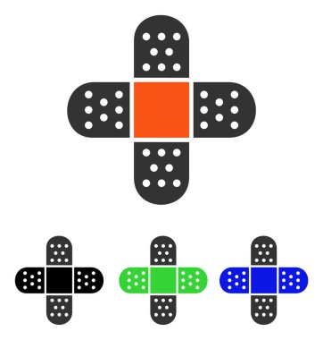 Düz vektör simge alçı