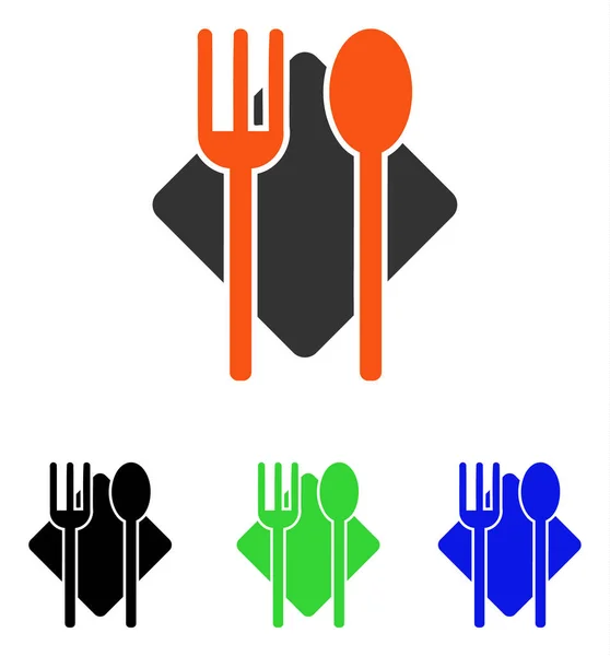 Nutrition Icône vectorielle plate — Image vectorielle
