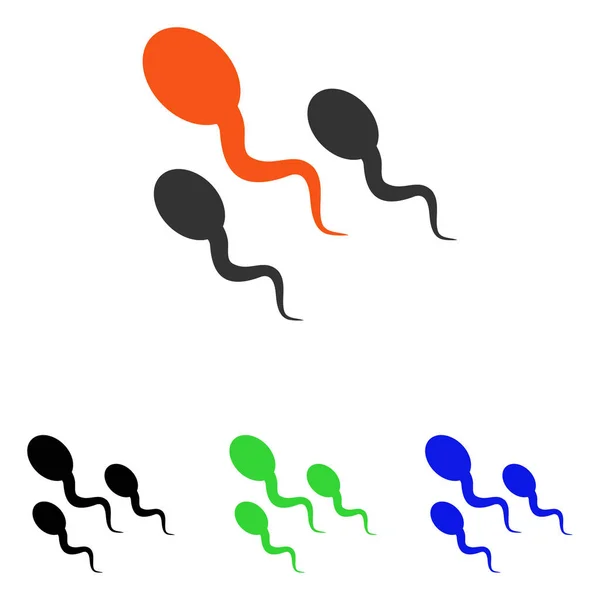 Sperma lapos Vector Icon — Stock Vector