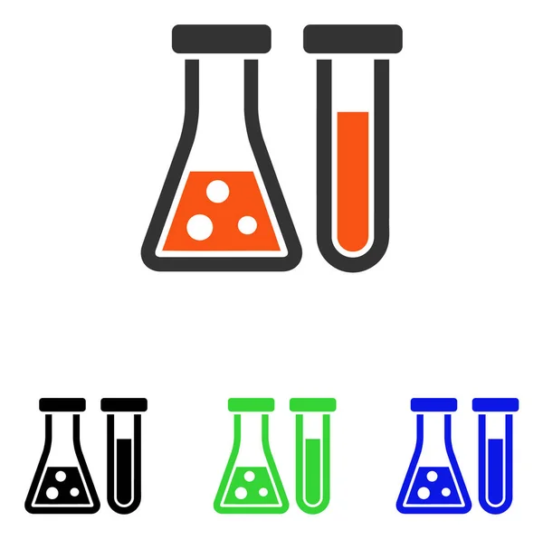 Chemistry Flat Vector Icon — Stock Vector