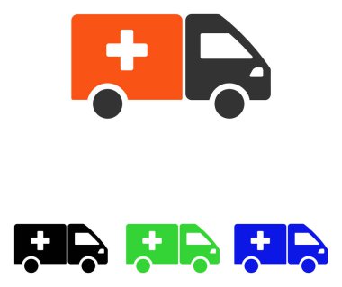 Uyuşturucu sevkiyatı düz vektör simgesi