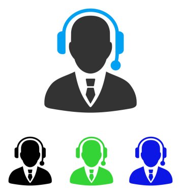 Dağıtıcı düz simgesi