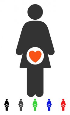 Doğurganlık düz simgesi