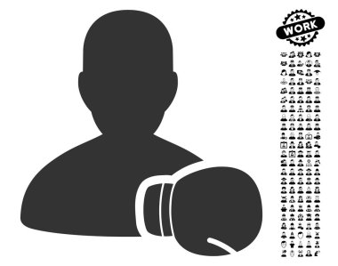 İş Bonus ile sporcu simgesi boks