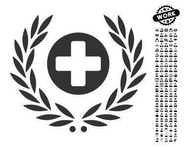 İnsanlar Bonus ile sağlık Embleme simgesi