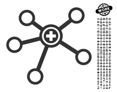 Profesyonel Bonus ile sağlık bağlantıları simgesi