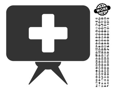 İnsanlar Bonus ile sağlık sunum simgesi