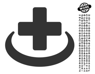 Erkekler Bonus ile tıbbi topluluk simgesi