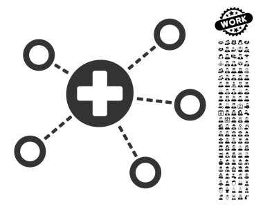 Erkekler Bonus ile tıbbi bağlantıları simgesi