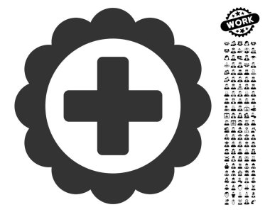 Erkekler Bonus ile tıbbi etiket simgesi