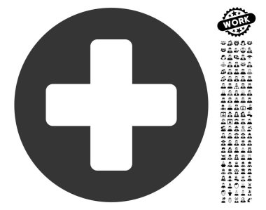 İş Bonus ile tıp simgesi