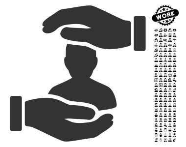 İş Bonus ile hasta sigorta simgesi