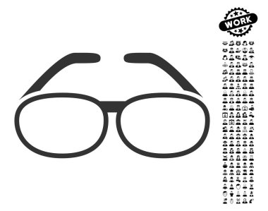 Gözlük simgesi ile profesyonel Bonus