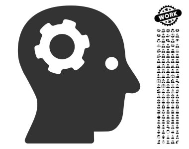 Düşünme dişli simgesini iş Bonus ile