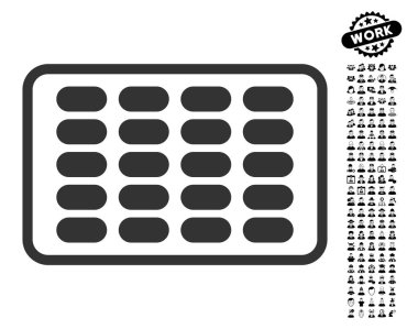 Erkekler Bonus ile blister simgesi