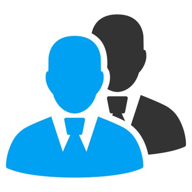 Yöneticileri düz simgesi